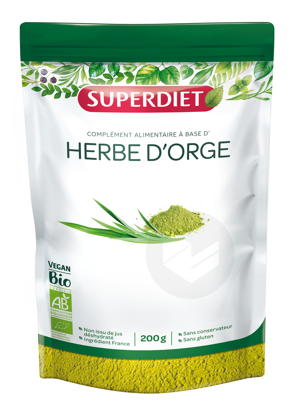 Herbe D'Orge Bio Poudre 200 g
