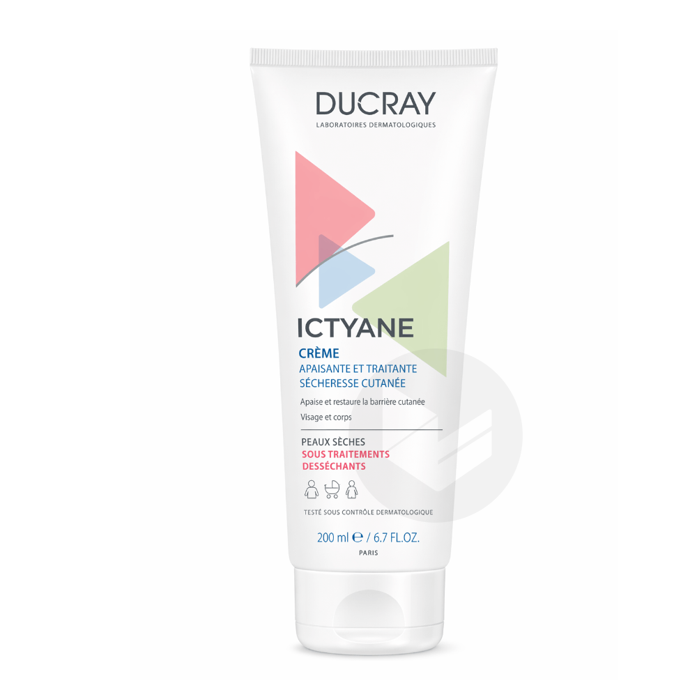 ICTYANE Crème apaisante et traitante sécheresse cutanée 200ml