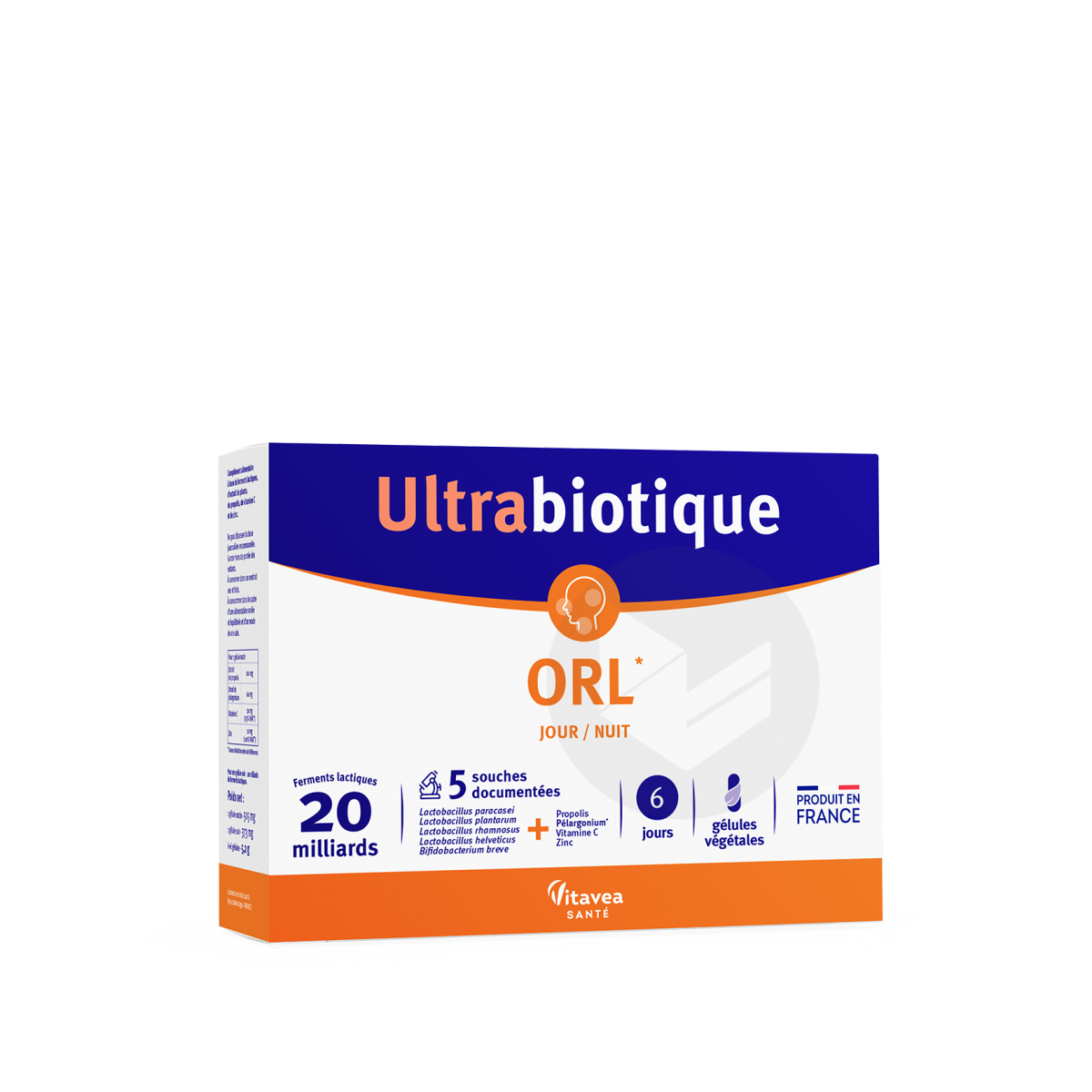 Ultrabiotique ORL Jour Nuit 12 gélules