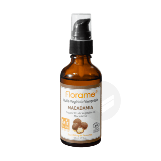 Huile Végétale de Macadamia Bio 50ml