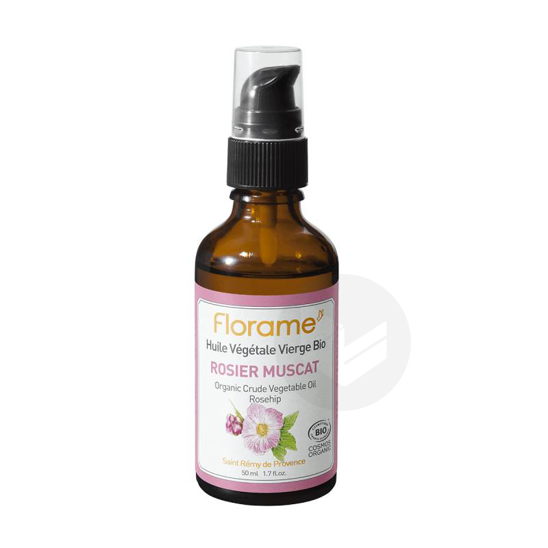 Huile Végétale de Rosier Muscat Bio 50ml