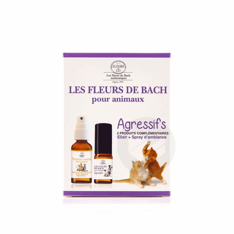 Les Fleurs de Bach pour animaux Agressifs