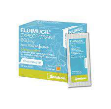 FLUIMUCIL ACETYLCYSTEINE 200 mg Granulés pour solution buvable sach expectorant sans sucre adulte (Sachet de 18)