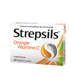 STREPSILS Vitamine C Pastille orange (Plaquette de 24)