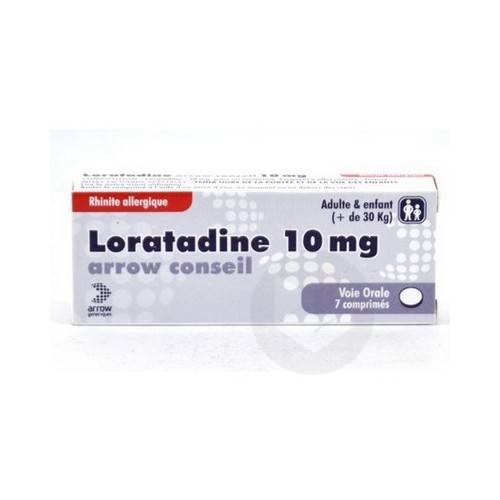 LORATADINE ARROW CONSEIL 10 mg Comprimé (Plaquette de 7)