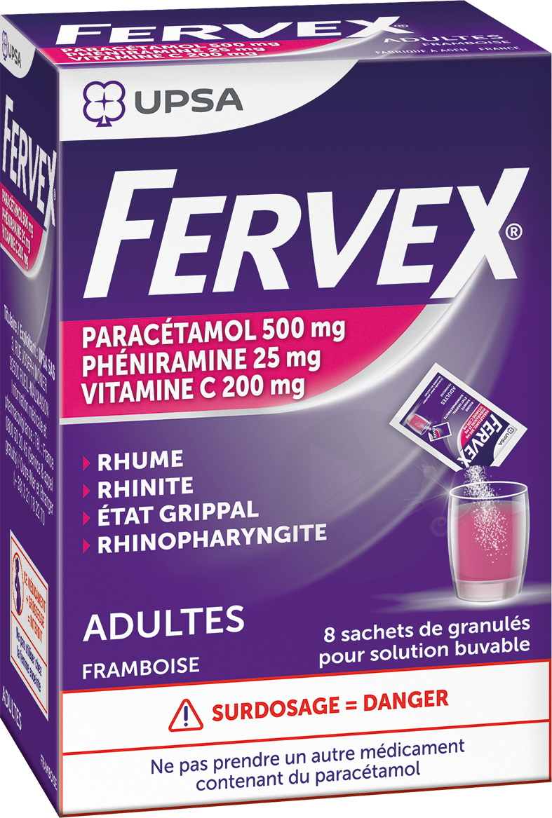 FERVEX ETAT GRIPPAL PARACETAMOL VITAMINE C PHENIRAMINE Granul s Pour 