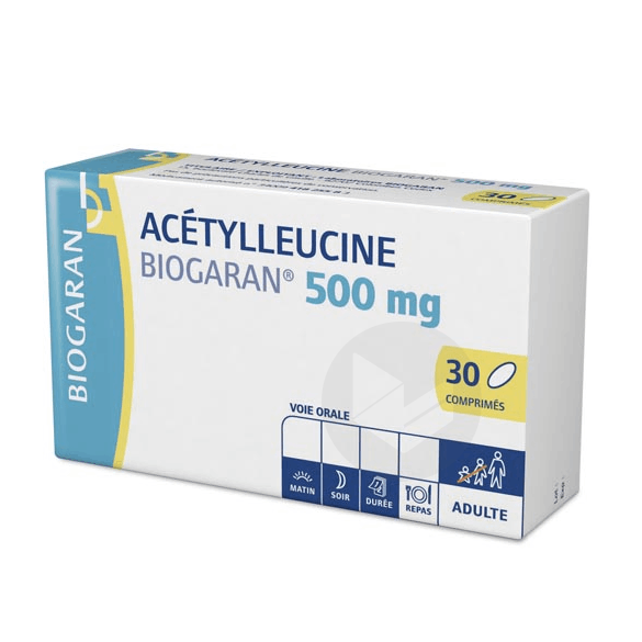 ACETYLLEUCINE BIOGARAN 500 mg Comprimé (Plaquette de 30)