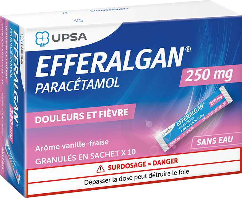 EFFERALGAN 250 mg Granulés en sachet (Sachet de 10)