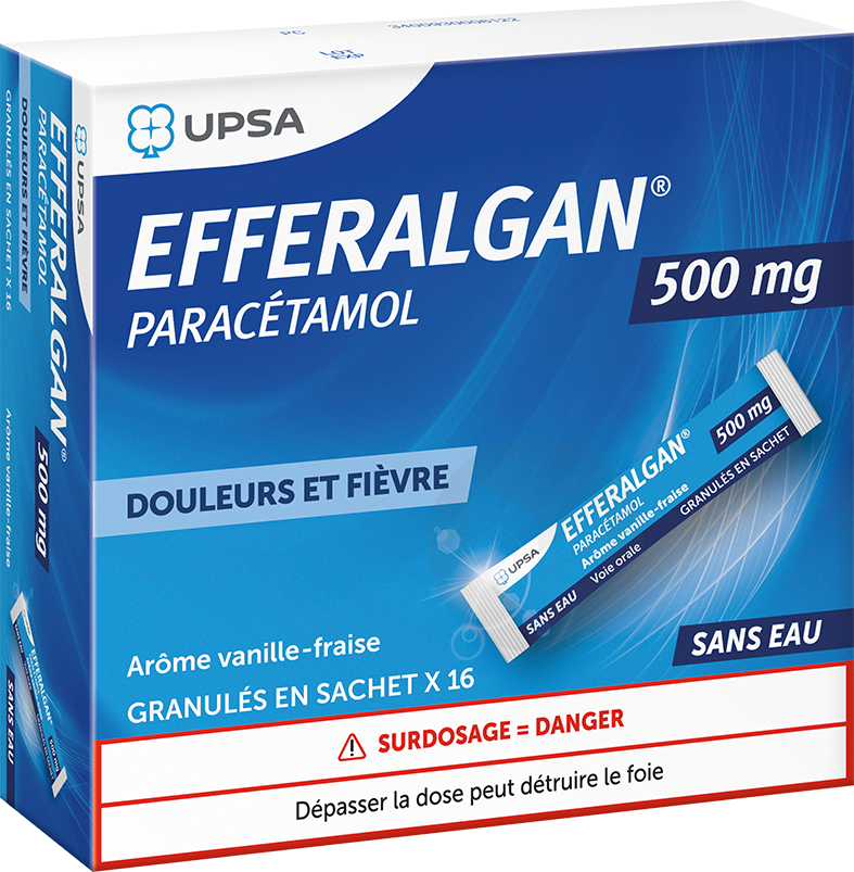 EFFERALGAN 500 mg Granulés en sachet (Sachet de 16)