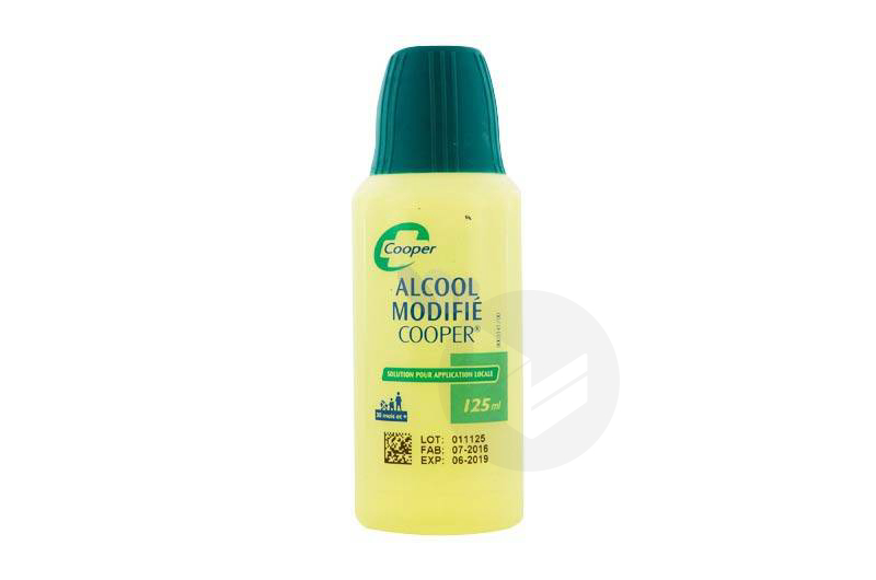 ALCOOL MODIFIE COOPER Solution pour application cutanée (Flacon de 125ml)