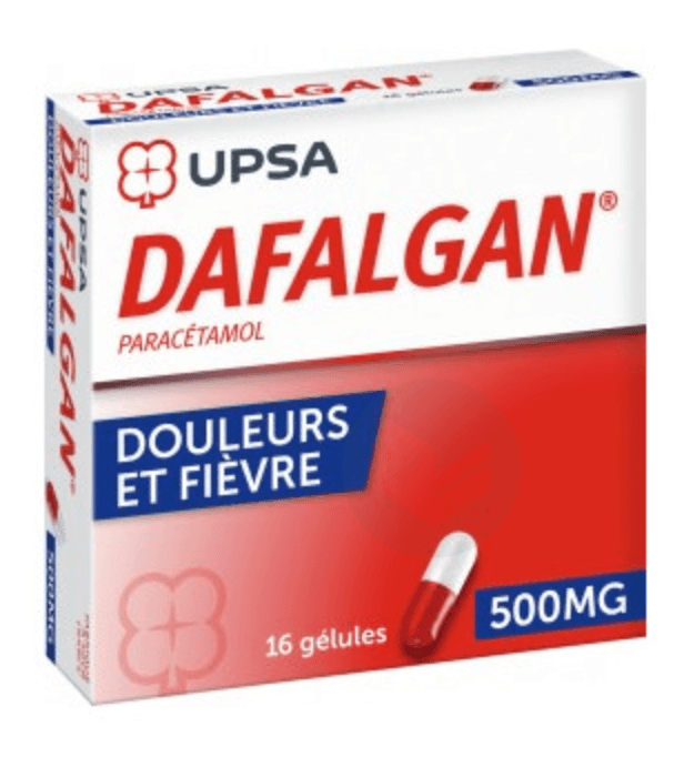 DAFALGAN 500 mg Gélules (2 plaquettes de 8)